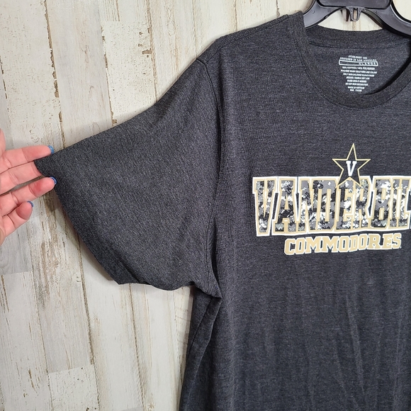 Vanderbilt Commodores Unisex Gray Tshirt Graphic Print Size XL - Picture 6 of 8